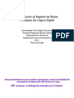 Introducción Al Algebra de Boole