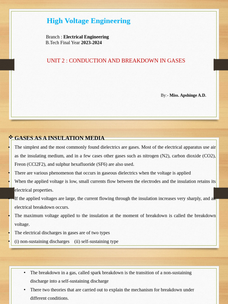 Breakdown and Conduction in Gases | PDF | Electron | Photoelectric Effect