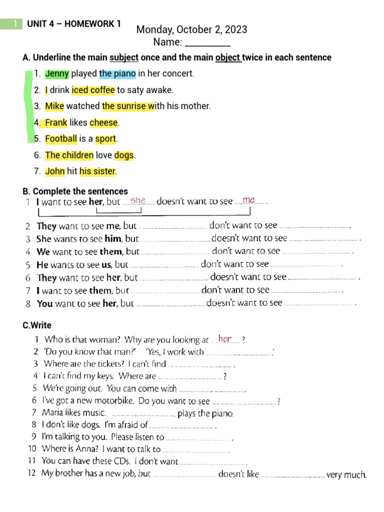 Unit 4 Homework: Sentence Structure | PDF | Chess Theory | Chess