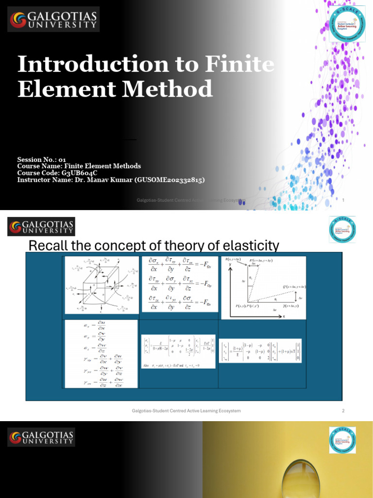 Introduction to Finite Element Method | PDF | Partial Differential ...