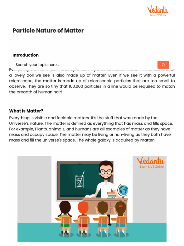 Particle Nature of Matter | PDF