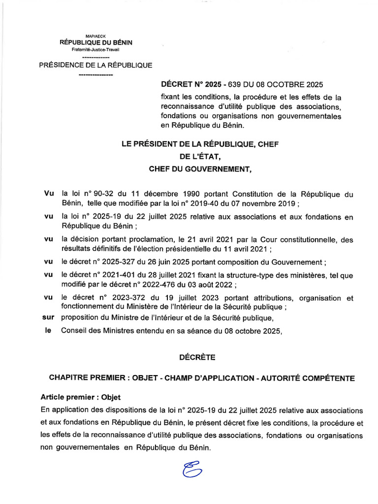 Decret 2025 639 | PDF