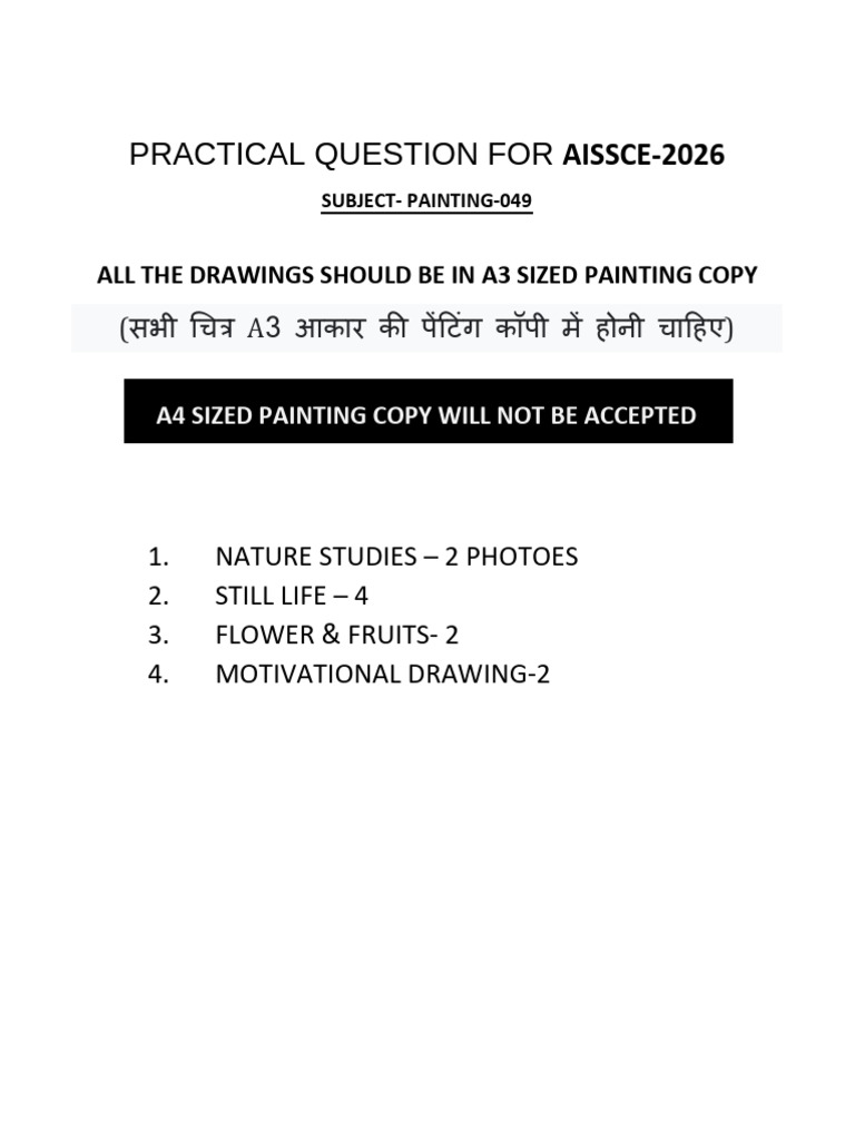 Painting Question (3) | PDF