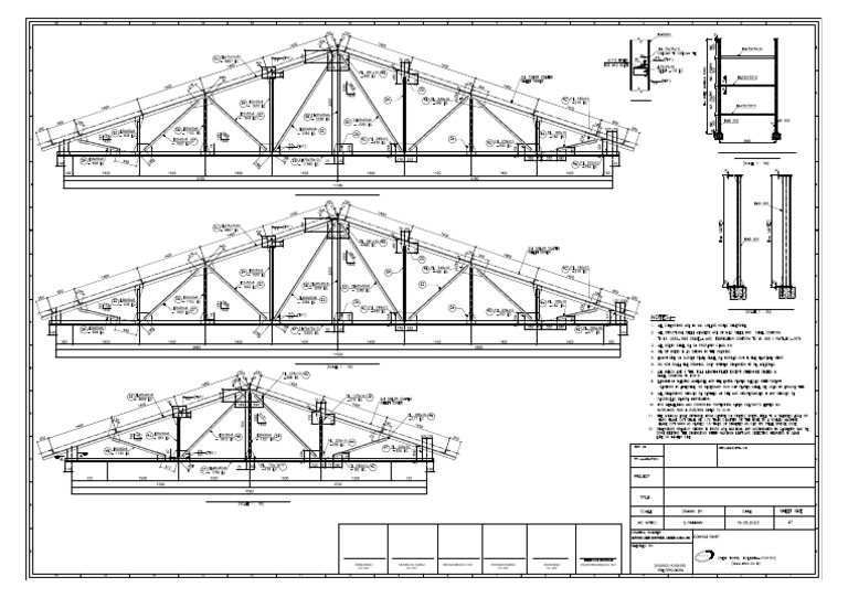 U-Type Roof Truss - sh-2 of 3 | PDF | Structural Engineering