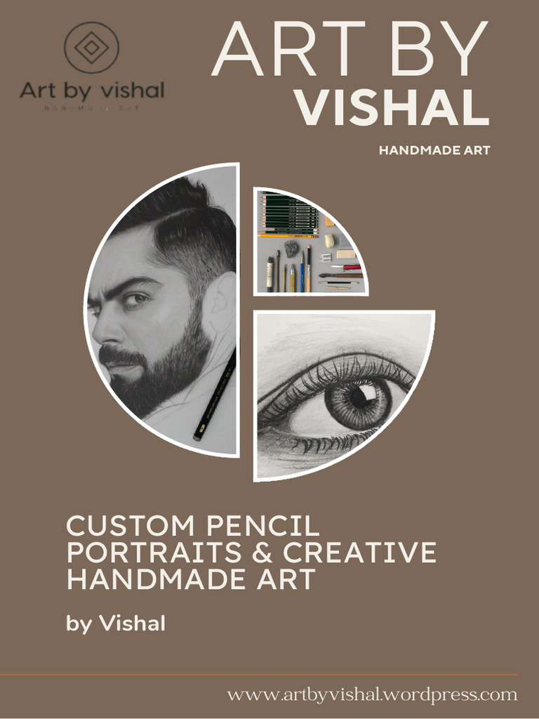 Art by Vishal – Custom Handmade Art & Pencil Sketches | PDF | Drawing ...