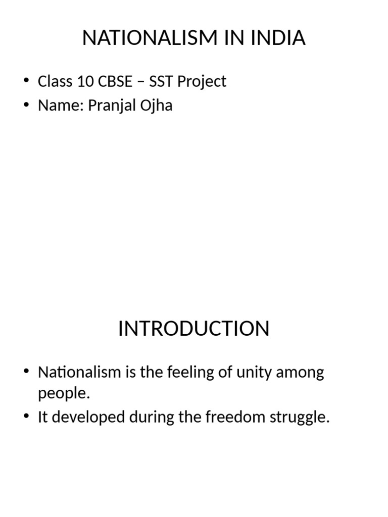 SST Basic Project Class10 | PDF