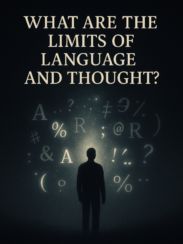 Limits of Language and Thought Explained | PDF | Thought