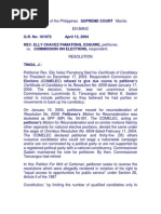Pamatong vs. COMELEC, G.R. No. 161872, April 13, 2004