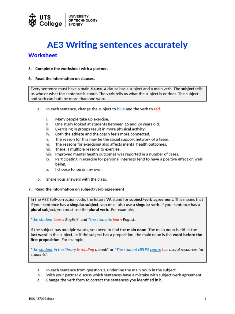 Mastering Sentence Structure and Clauses | PDF | Verb | Subject (Grammar)