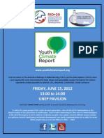 Side Event Flyer - Youth Climate Report