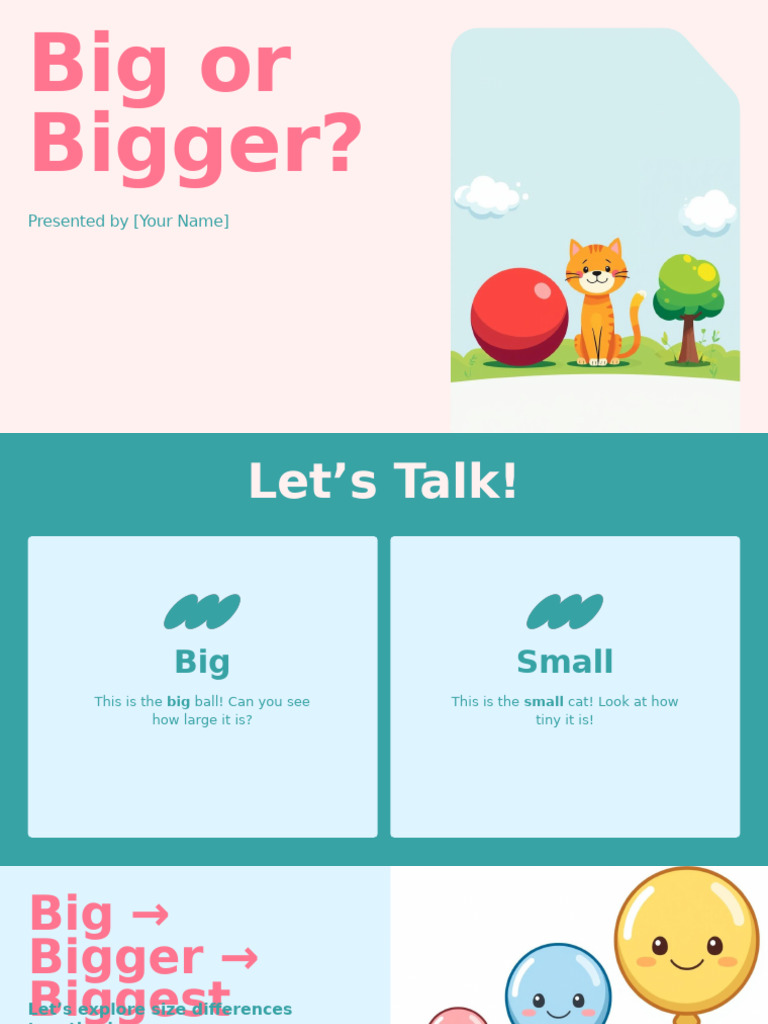 Exploring Size Differences Activities | PDF