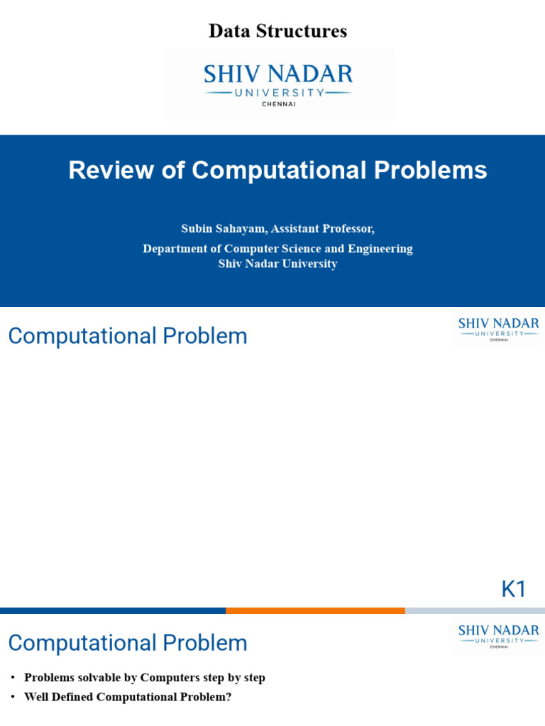 Overview of Computational Problems | PDF | Algorithms | Mathematical ...