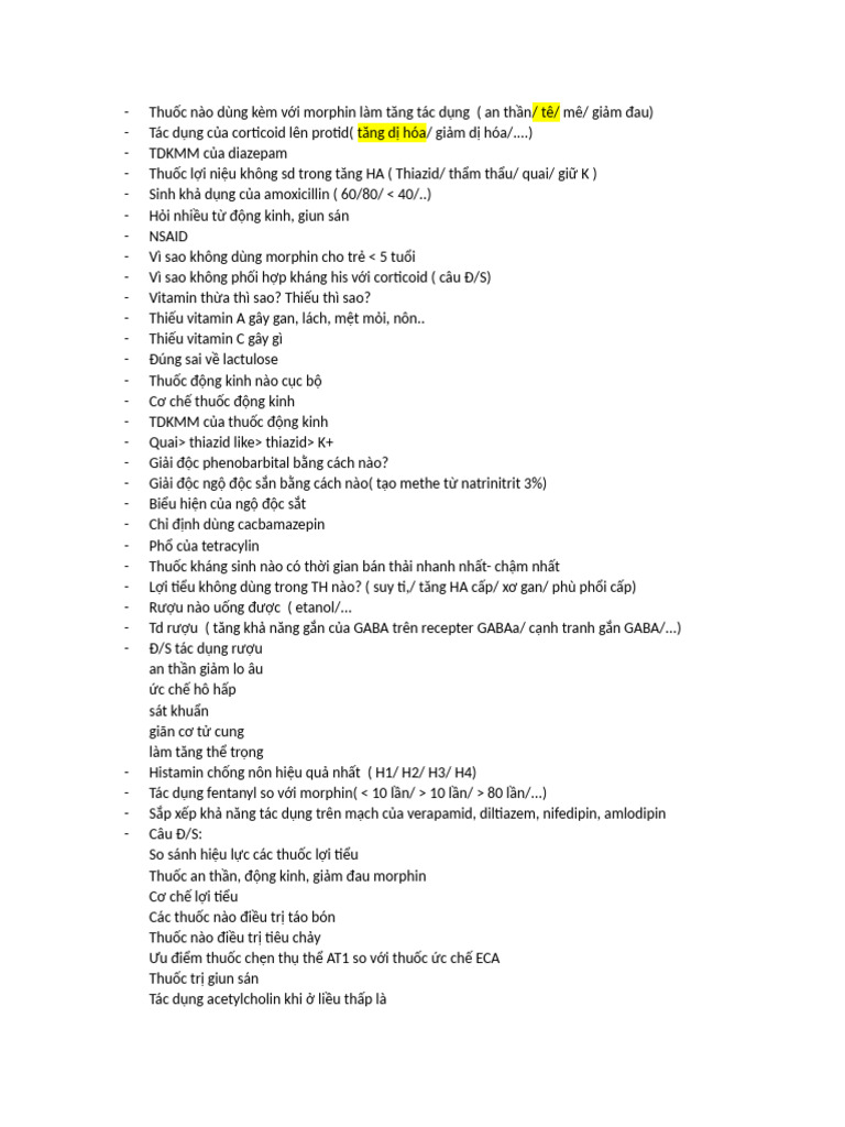 Test T NG H P YK3B | PDF