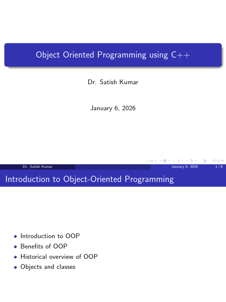 C++ Object-Oriented Programming Guide | PDF | Object Oriented ...