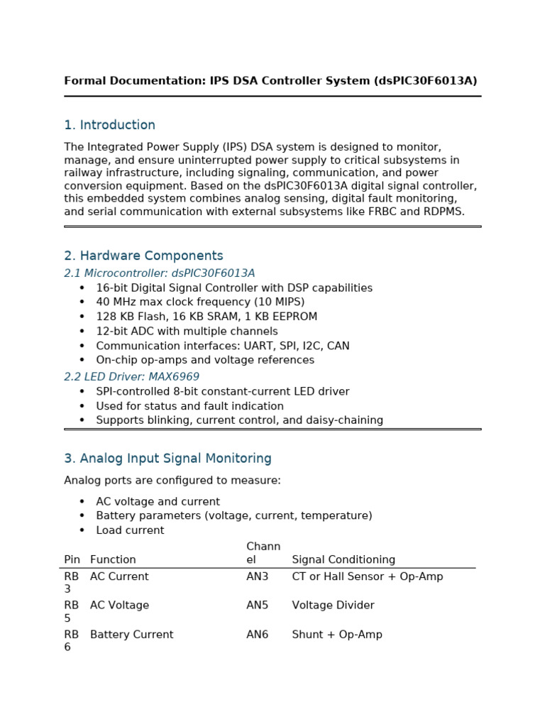 Ips Dsa Detailed | PDF | Analog To Digital Converter | Power Inverter