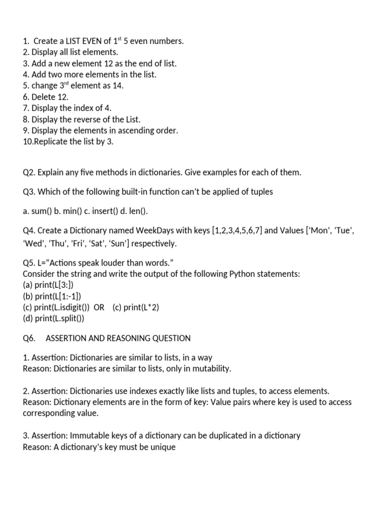 Winter Assignment 25-26 CS | PDF | Software Engineering | Computing