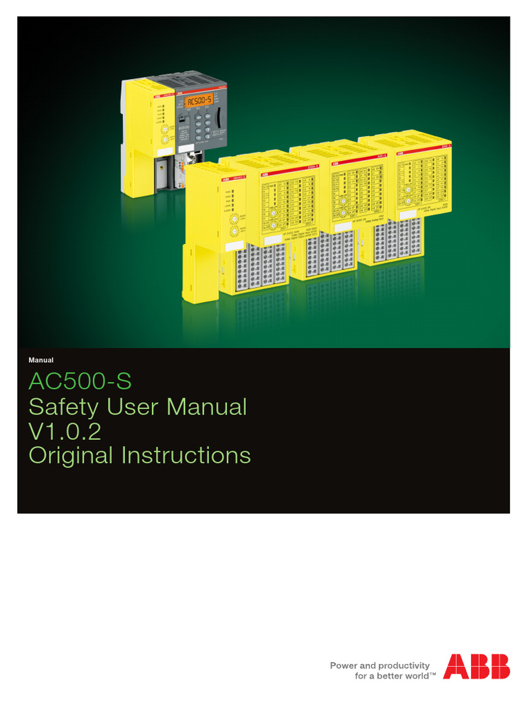 AC500-S Safety User Manual V1.0.2 | PDF | Programmable Logic Controller ...