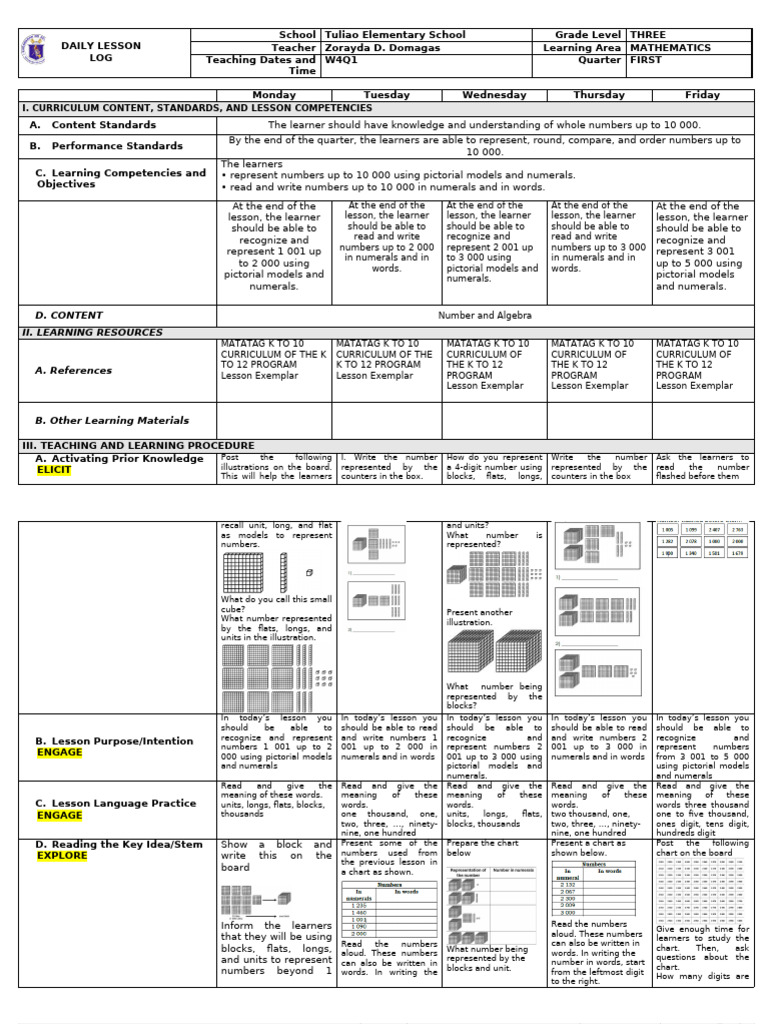Grade 3 Math Curriculum Overview | PDF | Curriculum | Learning