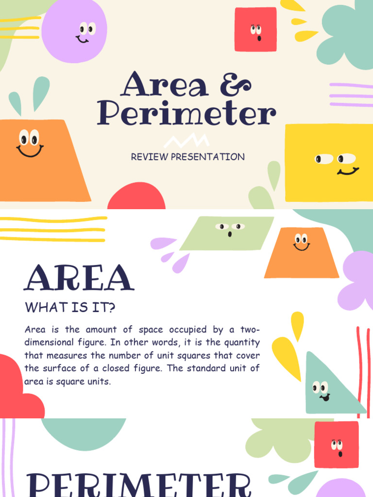 Area and Perimeter Formulas Guide | PDF