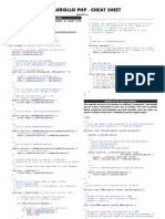Cheat Sheet - Desarrollo Con PHP
