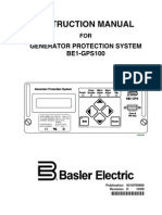 Basler GPS100 Relay Manual