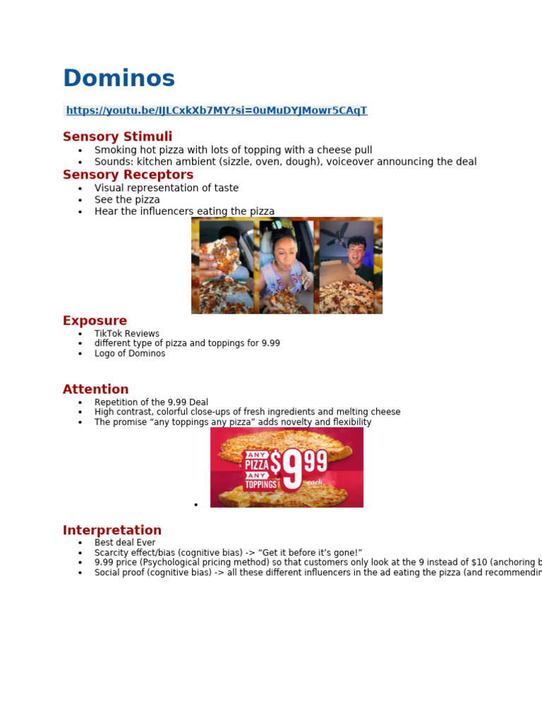 Dominos Pizza Marketing Strategies Explained | PDF