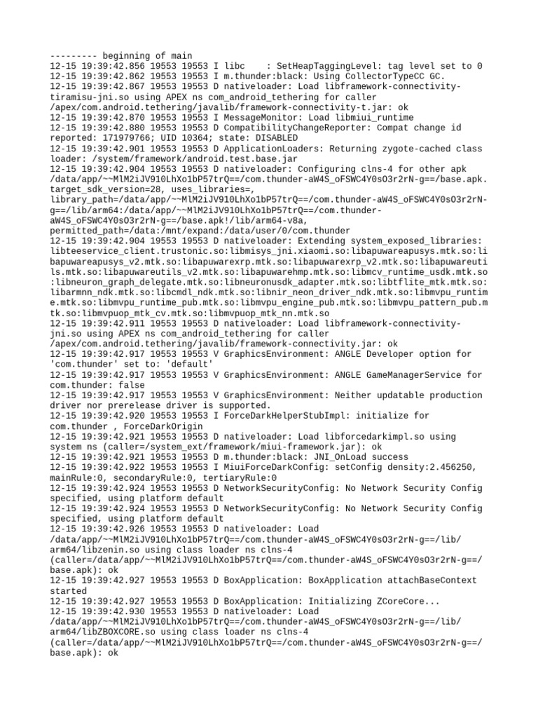 Android Log Analysis and Hooking Errors | PDF | Java (Programming ...