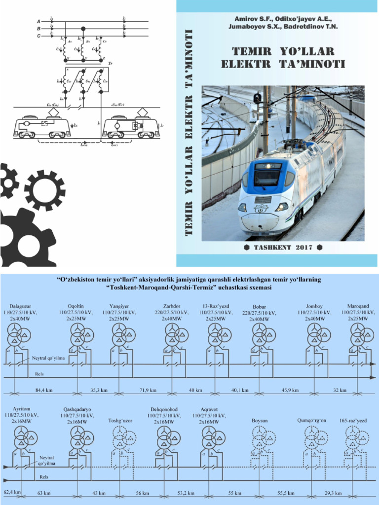 Temir Yo'Llar Elektr Ta'Minoti | PDF