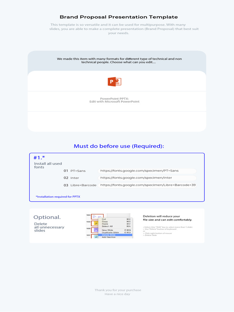 Versatile Brand Proposal Template | PDF