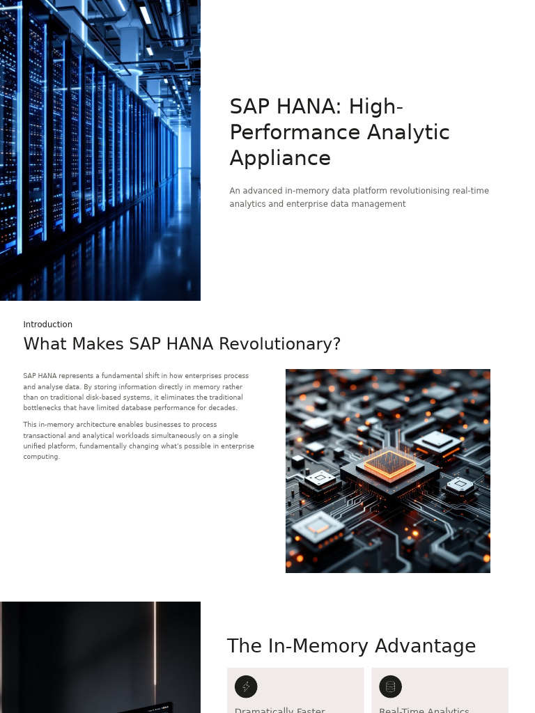 SAP HANA High Performance Analytic Appliance | PDF | Databases ...