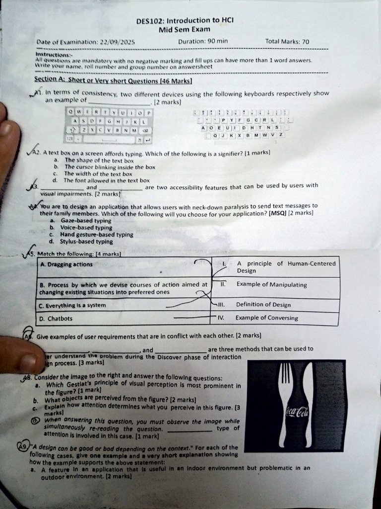 Question Papers Midsem | PDF