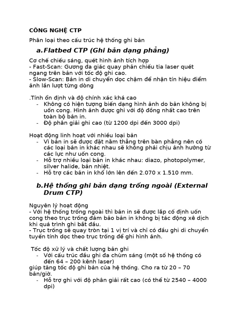 CÔNG NGHỆ CTP | PDF