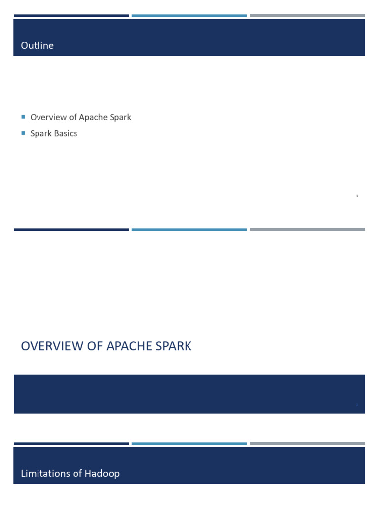 Apache Spark Overview and Features | PDF | Apache Spark | Apache Hadoop