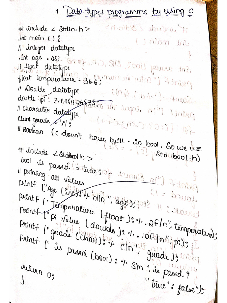 c Language Unit 2 | PDF