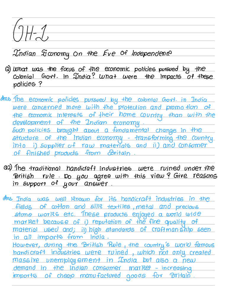 Economic Class Notes | PDF