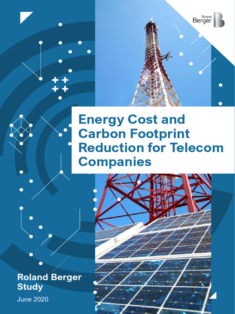 Telecom Energy Cost & Carbon Reduction | PDF | Renewable Energy ...