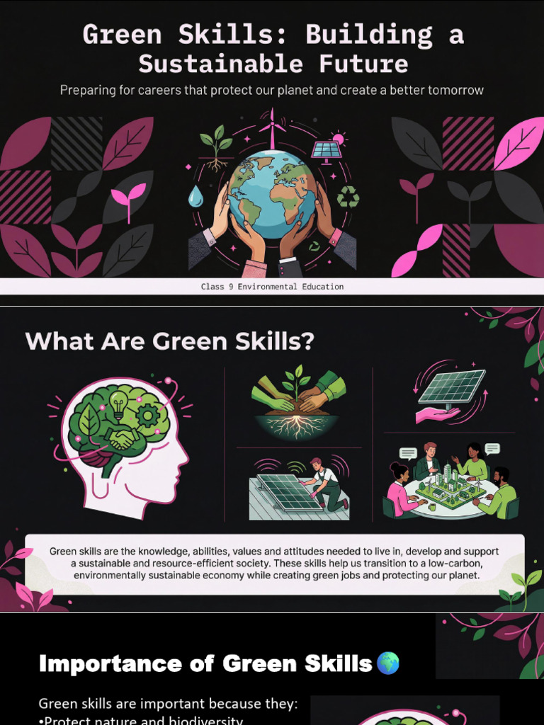 Importance of Green Skills for Students | PDF