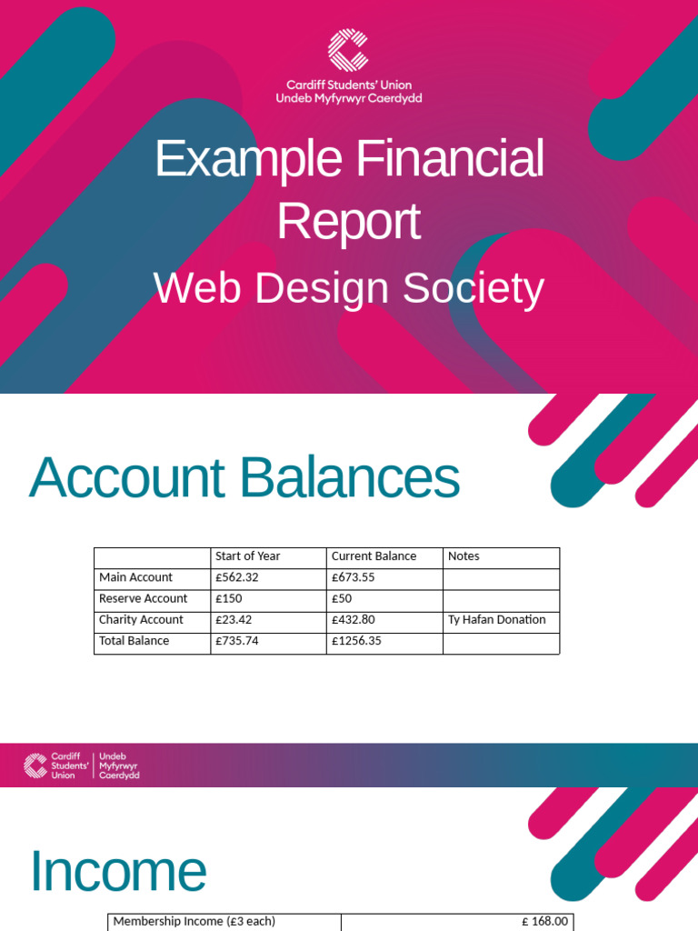 Web Design Society Financial Report | PDF