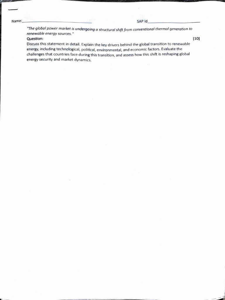 Global Power Sample Qs | PDF