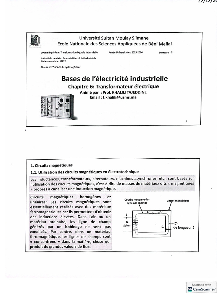 Les bases de l’électricité industrielle | PDF