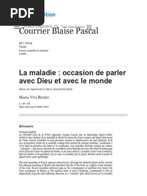 Livre Lucien Jerphagnon - Pascal Et La Souffrance - Éditions Ouvrières 1956