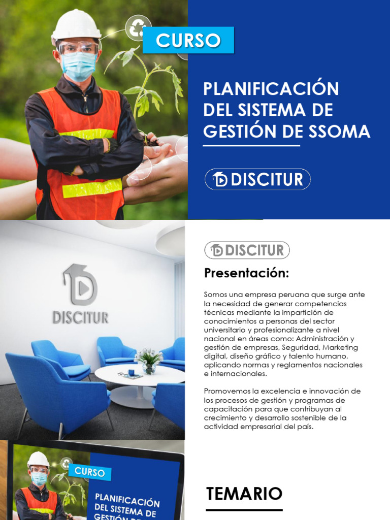 Planificación del Sistema de Gestión SSOMA | PDF | Seguridad y salud ...
