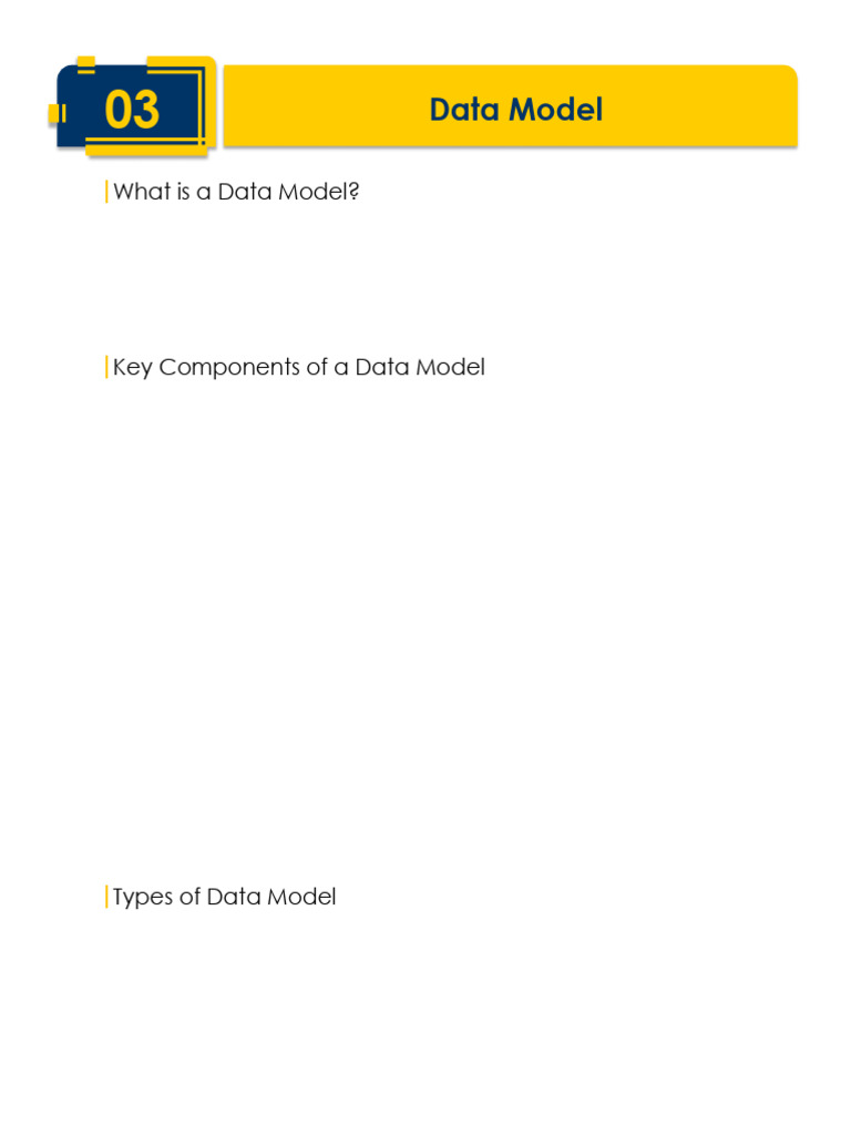 Lesson 3 Data Model | PDF | Data Model | Databases