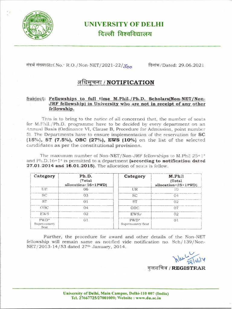 Notification | PDF