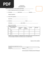 Anganwadi Worker Application Form | PDF | Government