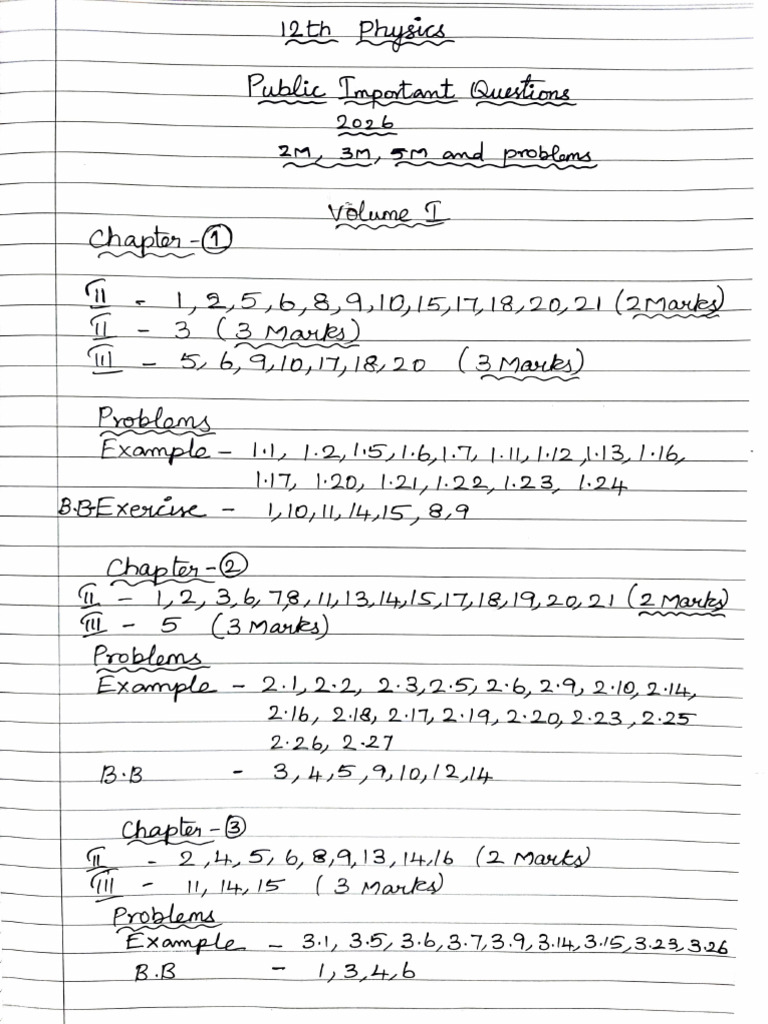 Physics Problem Set and Solutions | PDF