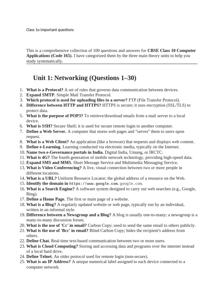 class 9th computer applications hhw | PDF | World Wide Web | Internet & Web
