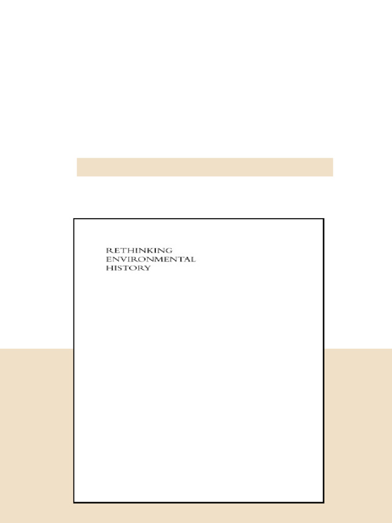 Rethinking Environmental History Worldsystem History And Global ...