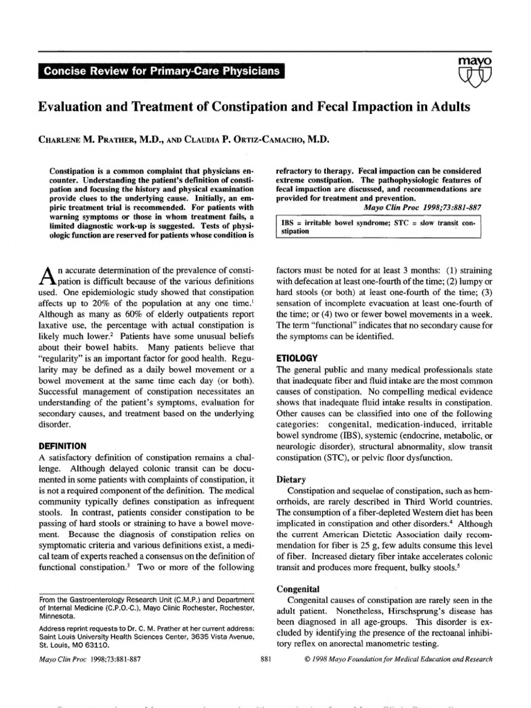 Show PDF | PDF | Constipation | Rectum