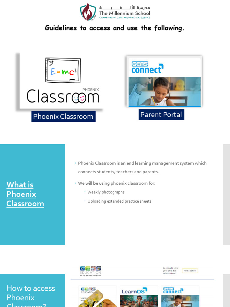 Guidelines To Access Resources On Phoenix Classroom | PDF